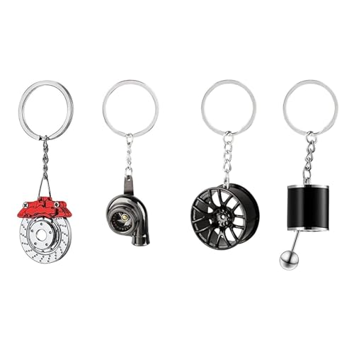 GEFIRE Turbolader Schlüsselanhänger - Fast & Furious Car Keychain, coole Geschenkidee für Autoliebhaber