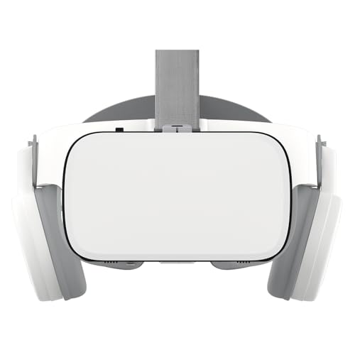 VR Headset mit Bluetooth Kopfhörer, Faltbare Virtual Reality Brille für Mobiltelefone, Kompatibel mit iPhone 17 16 15 14 13 und Samsung Galaxy S24 S23 S22 ETC