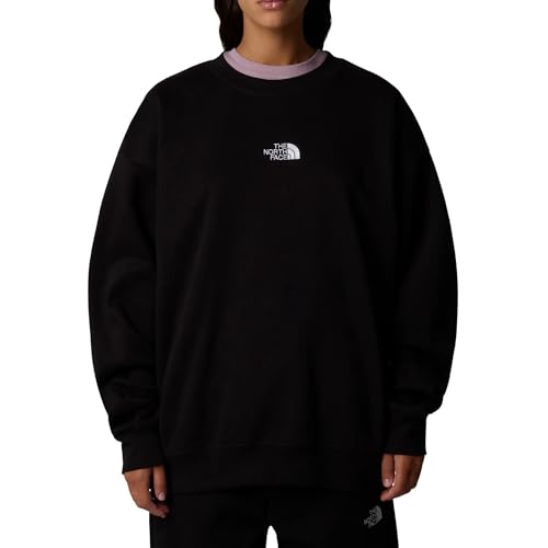 THE NORTH FACE NF0A89EPJK3 W Essential Oversize Crew Sweatshirt Damen TNF Black Größe S