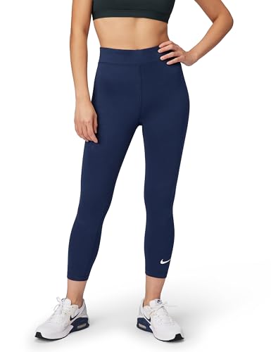 Nike Sportswear Classics 7/8-Leggings Mit Hohem Bund Für Damen, Midnight Navy/Sail, DV7789-410, M