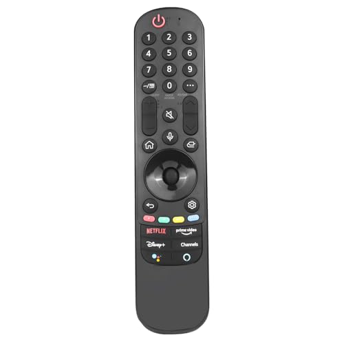 MR21GA Magische Sprachfernbedienung kompatibel mit LG 4K Ultra HD OLED TV AN-MR21GC CX/BX/GX/WX Serie 43NANO75UPA 50NANO75UPA 50NANO77ZPA Ersatz Controller mit NETFLIX PrimeVideo Tasten