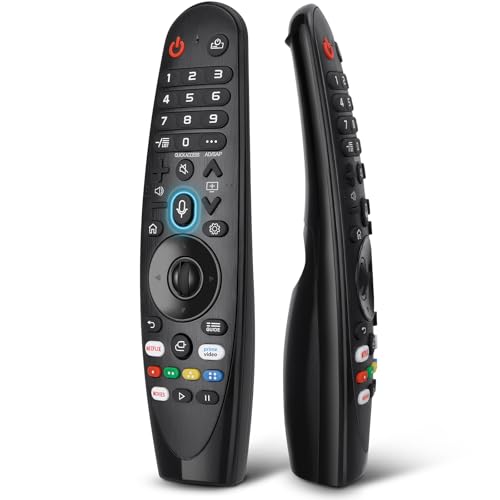 Voice Magic Fernbedienung für LG Fernseher UHD OLED QNED NanoCell 8K 4K Smart TVs, Magic Remote Ersatz für Original AKB75855501 AN-MR20GA MR21GA MR22GA MR19BA MR18BA