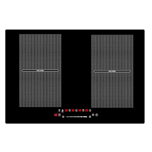 Acopino KMI5DF Induktionskochfeld, Glaskeramik, 8600W, 77 x 52 cm, 2 Doubleflex-Kochzonen, Sensor Touch Control, Rahmenlos, 220-240V