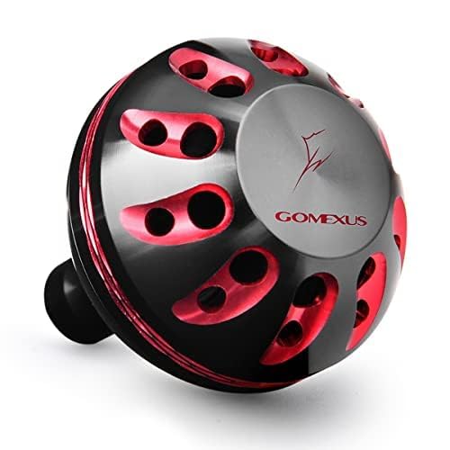 GOMEXUS 35/38/41mm Aluminium Knauf Angelrolle Passend für Shimano Stella FI Sustain FI Daiwa Certate LT Luvias Spinnrolle Kurbelknauf Direktinstallation, Power Knob Bohrinstallation für Daiwa BG