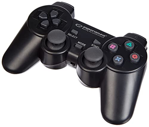 Esperanza EGG108K Wireless Gamepad 2,4Ghz PS3/PC USB Gladiator Schwarz