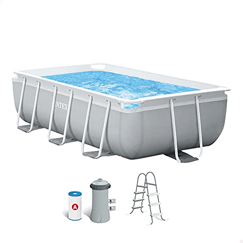 Intex 3M X 1.75M X 0.8M Prism Frame Rectangular Pool Set