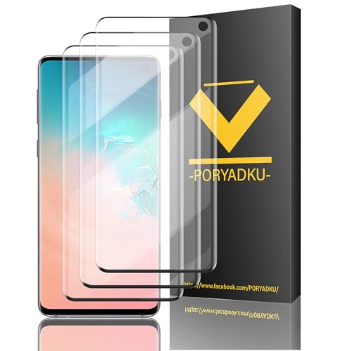 Für Samsung Galaxy S10 5G Panzer Schutz Glas (6,1 Zoll), 3 Stück Schutzfolie Glas, 9H Härte, Fingerabdruck kompatibel, HD Anti-Kratzen