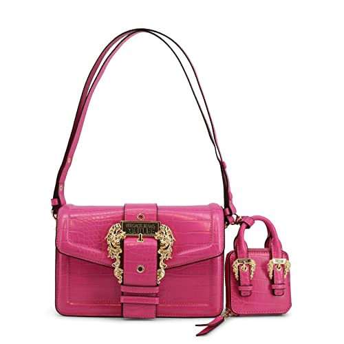 Versace Jeans Couture Glamour Barock Bag, Schultertasche, Umhängetasche, Pink