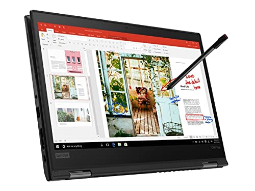 Lenovo ThinkPad X390 Yoga 13,3 Zoll Touch Display Intel Core i5 8365U 256GB SSD Festplatte 8GB Speicher Windows 11 Pro inkl. Software Paket LTE Fingerprint Notebook Laptop (Generalüberholt)