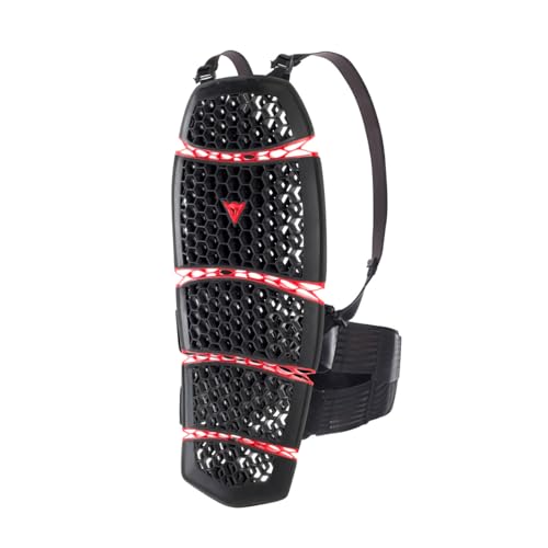 Dainese - Pro-Armor Back Short 2.0, Zertifizierter Level 2 Motorrad Rückenprotektor, Motorrad Rücken Protektor für Fahrer mit Körpergröße <174cm, Wirbelsäulenprotektor, Schwarz