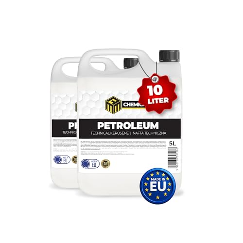 MRM Chemicals – Petroleum 2 x 5L – Hochreiner Brennstoff für Öllampen, Petroleumlampen, Laternen, Fackeln & Camping – Lampenöl gerucharm – Made in EU