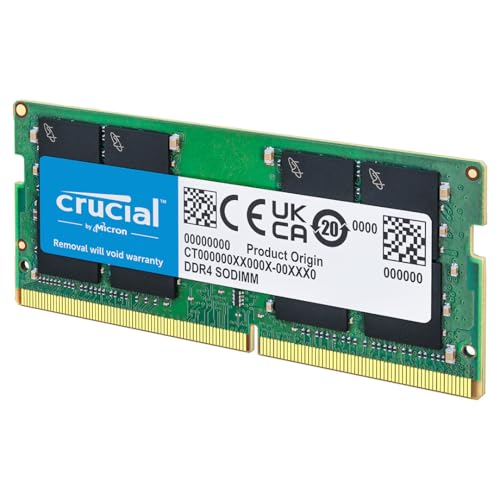 Crucial DDR4 RAM 8GB 2400MHz SODIMM CL17, Arbeitsspeicher für Laptop/Notebook, Mini PC - CT8G4SFS824A