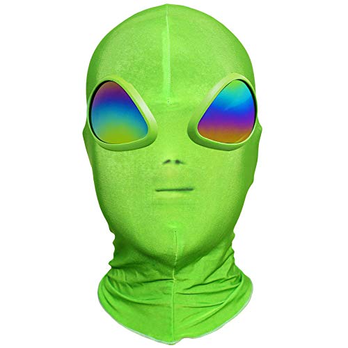 Tanganan Alien Maske Halloween Cosplay Masken für Erwachsene ET Alien Cosplay Kostüm Party Alien 3D Vollgesichtsmaske