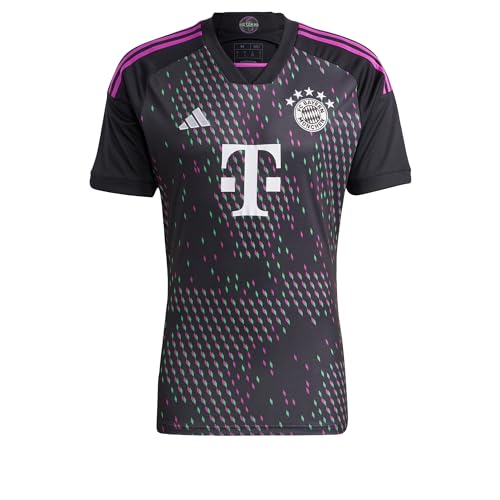 Adidas, Away Fc Bayern München, Kurzarm Fußballtrikot, Schwarz, XL, Mann