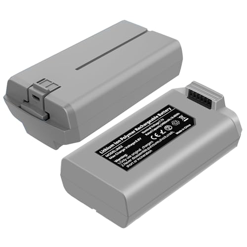 Dregin Mini 2 Akku 2 Stück, 2400mAh 7.7V Intelligent Flight Akku für DJI Mini 2 / SE / 2SE / 4K Drone