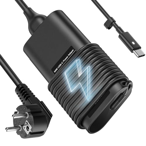 90W 65W USB C Ladegerät Passend Kompatibel mit Dell Latitude 5330 5420 5520 7275 7370 7430 7520.XPS 12 13 9250 9310 9315 9365,Inspiron 12 13 14 7306 7415 7420 7425 7435 2-in-1 Chromebook 3110 5190