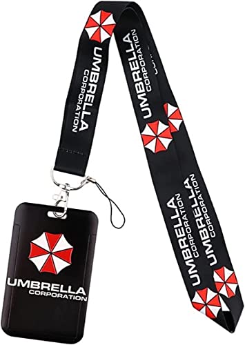 Residence Evil Umbrella Corporation Logo Schlüsselband mit Ausweishalter, Schlüsselanhänger