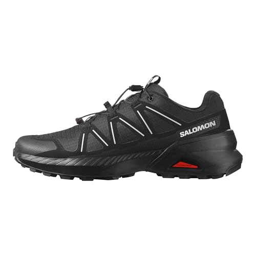 Salomon Speedcross Peak Herren Trail-Laufschuhe, Präzise Passform, Geländegängiger Schutz, Aktiver Grip, Black, 44 2/3