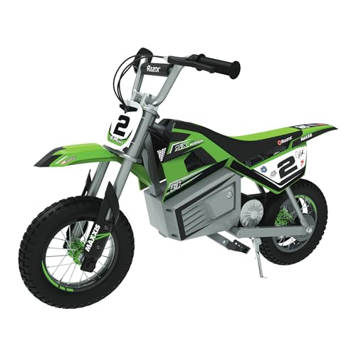 Razor Kids Electric Motorbike-SX350 McGrath Dirt Bike für Kinder ab 13 Jahren mit 14 mph Max Speed & 30 Minuten Fahrzeit, bis zu 7 Meilen Reichweite, 250W Ride On mit 24V 7Ah Batterie & 12“ Luftreifen