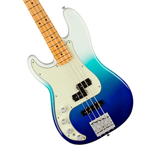 Fender Player Plus Precision Bass LH Belair Blue MN Left-Handed Electric bass guitar with Deluxe Gig Bag