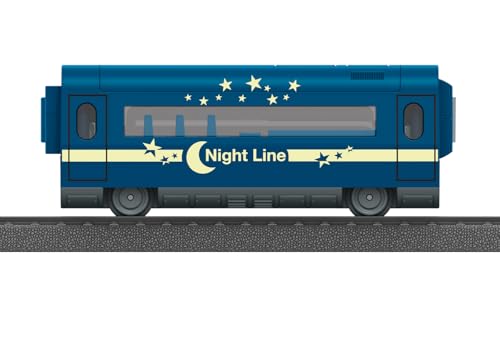 Märklin My World – 44115 - Schlafwagen Night Line – viele Details – Modellbahn Zubehör – Spur H0