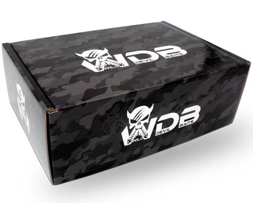 Wild Devil Baits Pro Petri Box Monatsbox Raubfischbox Angelbox Promo Box Geschenk Angelzubehör (Januar)