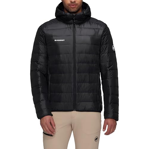 Mammut Crag IN Hooded Jacket Men | Outdoor Winterjacke für Herren, Mit Kapuze, Warm | Schwarz, XL