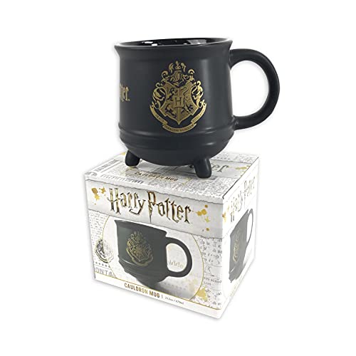 HARRY POTTER (COLOURFUL CREST HOGWARTS) CERAMIC CAULDRON MUG