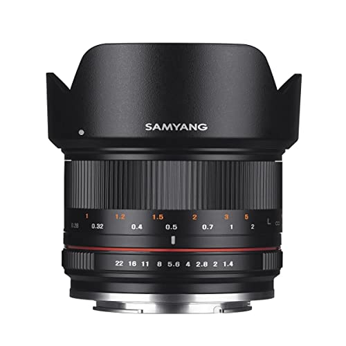Samyang 21/1,4 Objektiv APS-C Sony E manueller Fokus Fotoobjektiv, Weitwinkelobjektiv schwarz