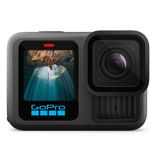 GoPro HERO13 Black – wasserdichte Actionkamera mit 5,3K60-Video, 27MP-Foto + Kompatibilität mit Objektiven der HB-Serie