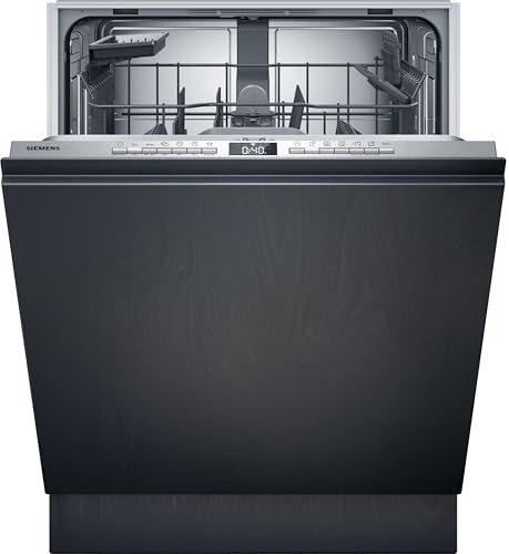 Siemens SN63EX04TE iQ300 Vollintegriert Geschirrspüler 60 cm, Besteckkorb, varioSpeed Plus, autoOpen dry, aquaStop, Effizientes Trocknen, Leiser Betrieb, Home Connect