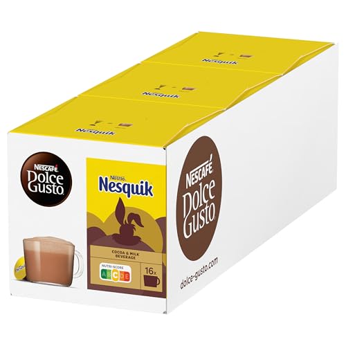 NESCAFÉ DOLCE GUSTO NESQUIK Kakaokapseln 3er Pack (3 x 16 Kapseln)
