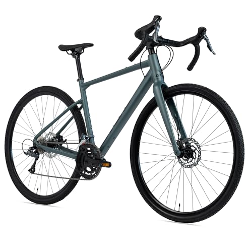 Goetze Onyx One Gravelbike 28 Zoll | Aluminiumrahmen 19/21/23 Zoll | 2x8 Kettenschaltung | Mechanische Scheibenbremsen | 700x40C Reifen | Rennrad & Allroad Fahrrad für Damen & Herren