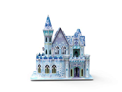 Bauen Sie Ihr eigenes Mini-Eisschloss Frozen Puppenhaus Spaß Montage Kinder Handwerk Handwerk DIY Spielzeug Spielzeug Geschenk Geburtstag Geschenk UK Marke
