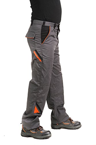 ART.MAS Bundhose Arbeitshose Arbeitskleidung Hose 320g/m2, grau Professional, Gr. 46-64 (48, grau)