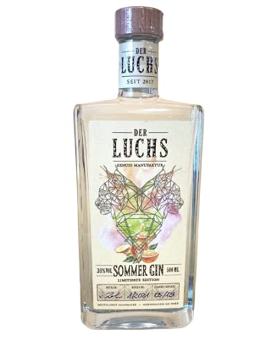 DER LUCHS SOMMER GIN 38% VOL I 0,5l Flasche