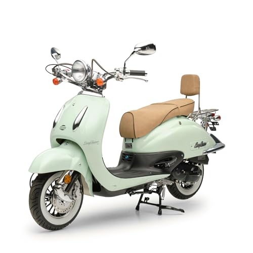 Motorroller 50 ccm Burnout EasyCruiser Eco Mint 25 km/h