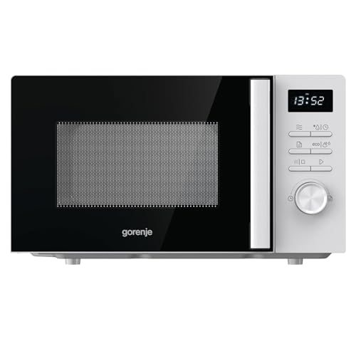 Gorenje MO20A3WH Mikrowelle /20 L / 800W / AquaClean/AutoMenü/Touch Control/LED Display/Auftaufunktion /5 Leistungsstufen/Kindersicherung/Elektronisch/Weiß