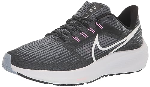 Nike Herren Air Zoom Pegasus 39 Sneaker, Schwarz/weiß-sohener Schiefer-Cobalt-Glückseligkeit, 44 EU