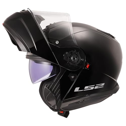 LS2, klapphelme motorrad STROBE II matt black, XXXL