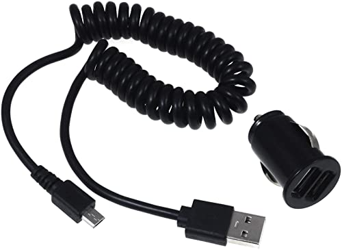 KfZ-Ladeadapter 12-24V 2 x USB inkl. Ladekabel für Samsung Galaxy S4 / S4 mini, 12V-24V