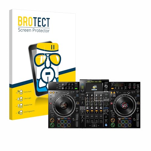 BROTECT Schutzglas für Pioneer XDJ -XZ Schutzfolie Made in Germany Panzer Folie Glas Displayschutz [Kratzfest 9H, Anti-Fingerprint,Transparent]