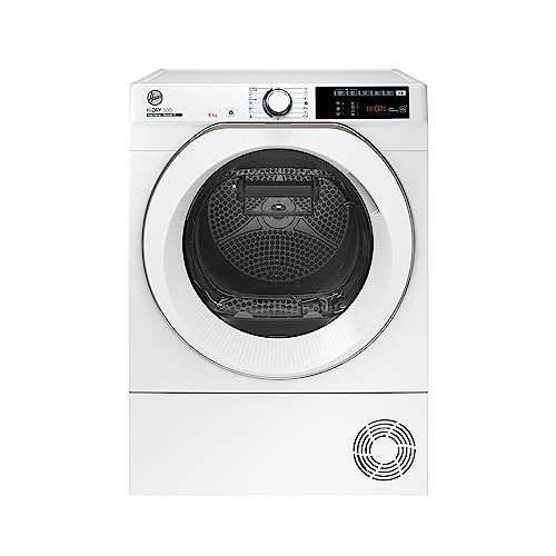 Hoover H-DRY 500 NDE H8A2TCEXS-S Wärmepumpentrockner I 8 kg I WiFi + Bluetooth I AquaVision, Schuhgestell