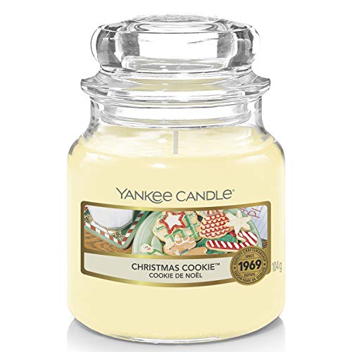 Yankee Candle Duftkerze im Glas (klein) | Christmas Cookie | Brenndauer bis zu 30 Stunden