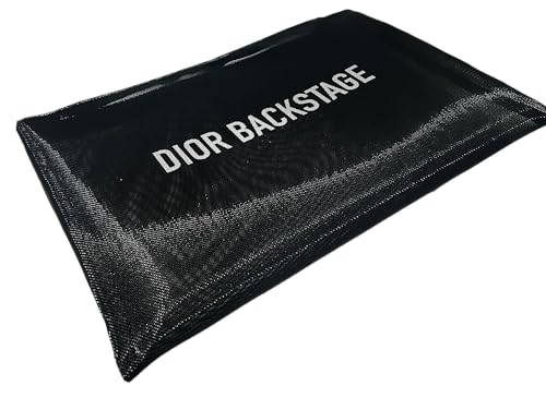Dior BACKSTAGE 1336 Kosmetiktasche mit Reißverschluss, Größe XL, Schwarz, 11,5 x 8 x 1 cm (L x H x B)