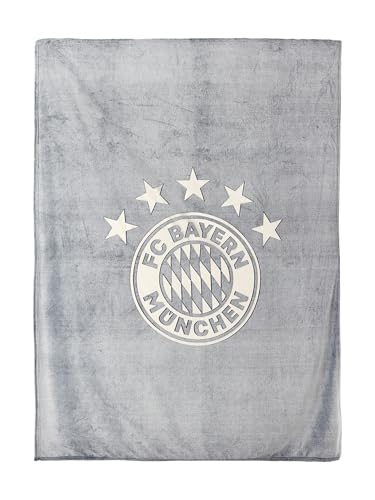 FC Bayern München Kuschelfleecedecke I Sofadecke I Glow in The Dark I 150 x 200cm