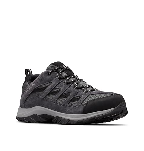 Columbia Crestwood Wanderschuhe für Herren, Schwarz (Shark x Columbia Grey), 41.5 EU