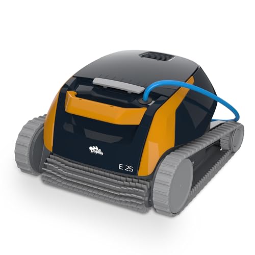Dolphin E25 Automatischer Poolreiniger Poolroboter mit Kabel - Boden und Wandreinigung - Energieeinsparung, Eingelassene Pools bis zu 10 m