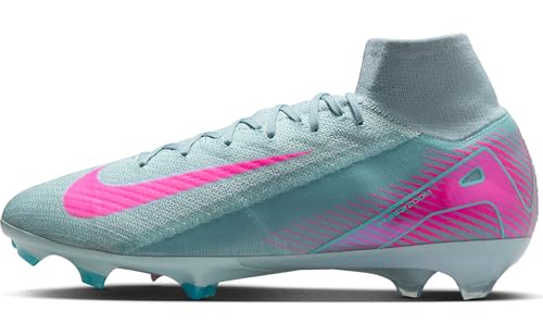 Nike Herren Mercurial Superfly 10 Elite normalen Rasen High-Top-Fußballschuh, Ocean Cube/Pink Blast, 45 EU