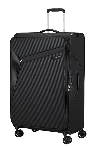 Samsonite Litebeam - Spinner L, Erweiterbar Koffer, 77 cm, 103/111 L, Schwarz (Black)